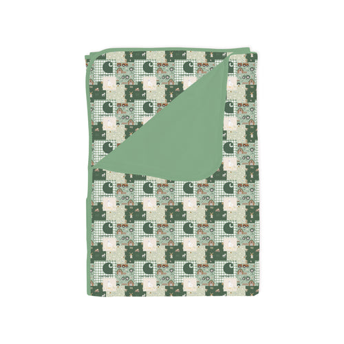 Heritage Farmstead Green Bamboo Blanket