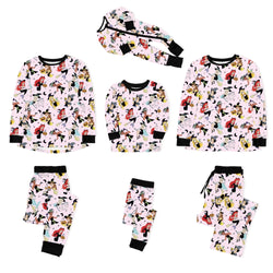 Halloween Princess Pumpkin Bats Bamboo Family Matching Pajamas
