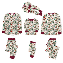 Christmas Cowboy Bamboo Family Matching Pajamas
