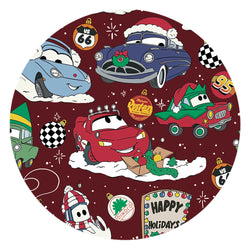 Christmas Car Snow Bamboo Family Matching Pajamas
