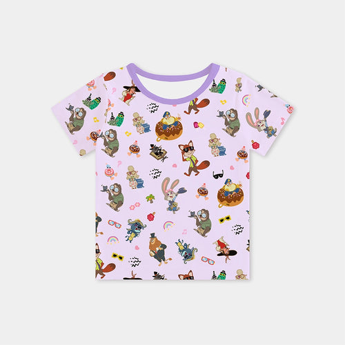 Crazy Zoo Kids Bamboo Short Top T-shirt