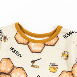 Buzzing Comfot Honey Sweet Bee Bamboo Short Set