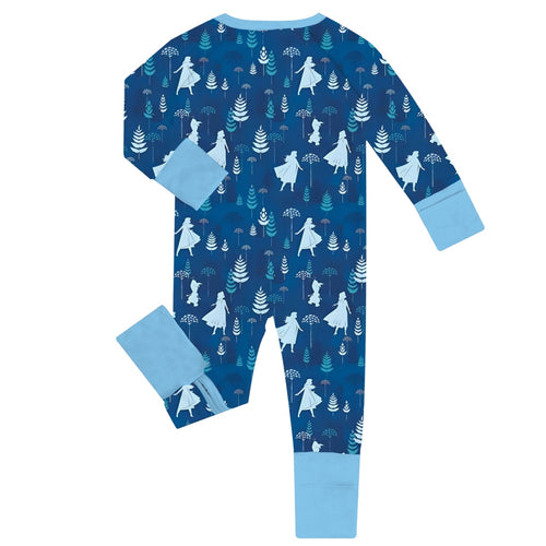 Today’s Deals Snowman & Princess Pattern Bamboo Zippy Romper