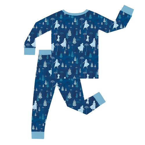 Today’s Deals Snowman & Princess Pattern Two-Piece Bamboo Pajama Set