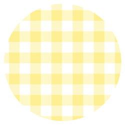 Classic Sunshine Gingham Yellow Bamboo Baby Bib
