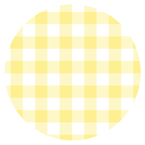 Classic Sunshine Gingham Yellow Bamboo Blanket