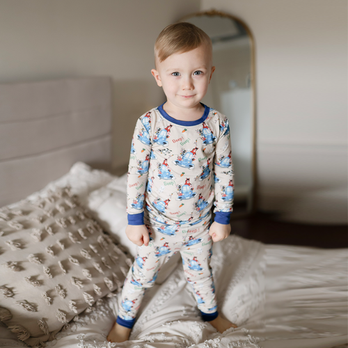 FancyPrince Animal Car Carrot Kid Bamboo Two-Piece Pajama Set