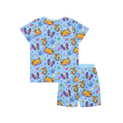Bear Summer Beach Bamboo Family Matching Pajamas
