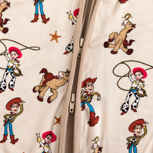 Cowboys Horses Bamboo Zipper Romper Pajamas