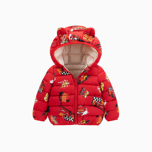 Red Racing Car Graffiti Baby Bear Jacket Coat