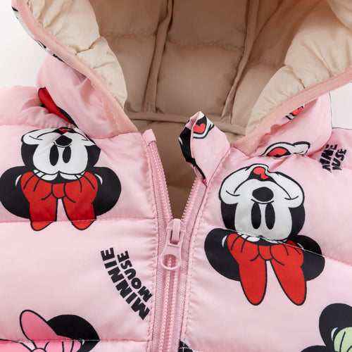 Pink Bow Happy Mouse Baby Bear Jacket Coat