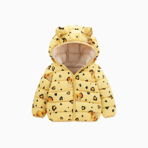 Yellow Jungle Leopard Baby Bear Jacket Coat