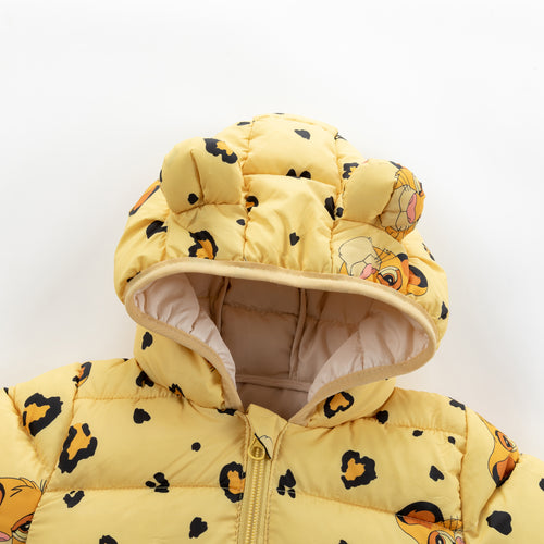 Yellow Jungle Leopard Baby Bear Jacket Coat