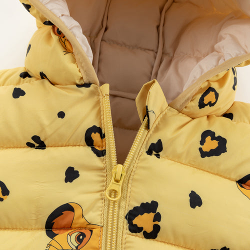 Yellow Jungle Leopard Baby Bear Jacket Coat