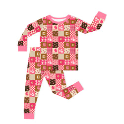 Sweet Utility Blossom Kids Bamboo Two-Piece Pajama Set