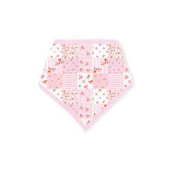 Sweet Floral Quilt Bamboo Baby Bib