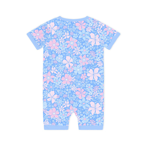 Spring Petal Party Short Bamboo Zippy Baby Romper