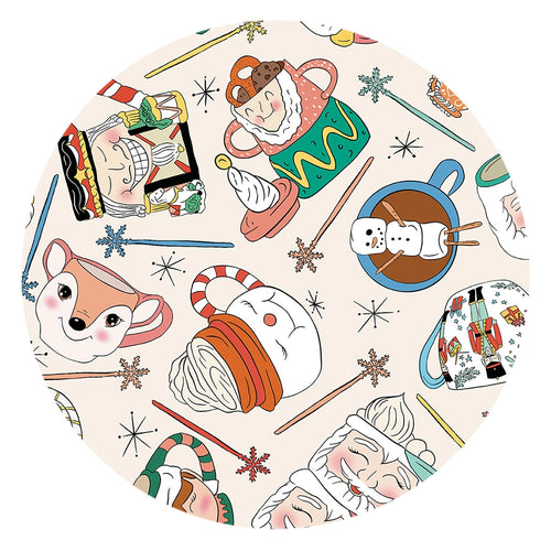 Christmas Mug Print Bamboo Family Matching Pajamas