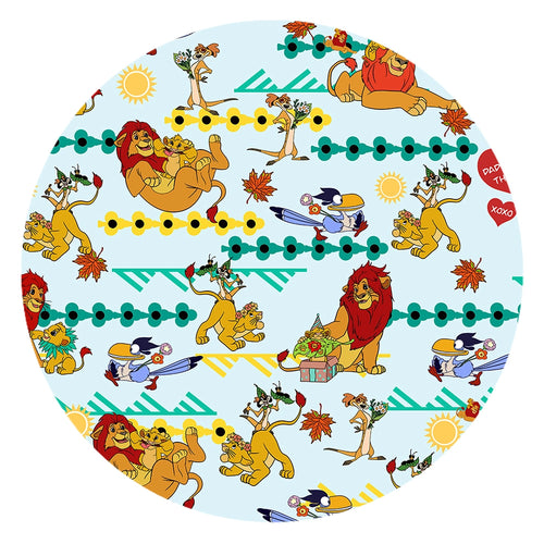 Father's Day Lion Bamboo Family Short Matching Pajamas