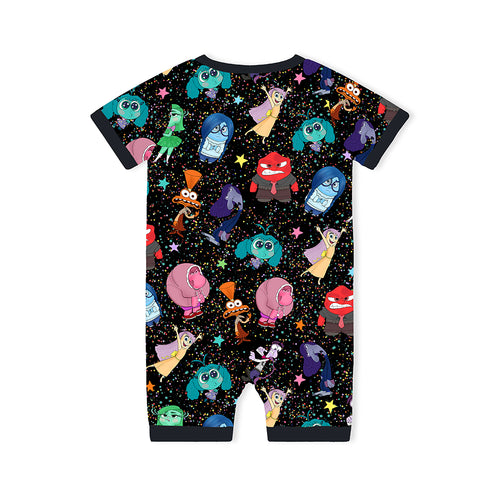 Brain Friend Baby Bamboo Short Zipper Romper Pajamas