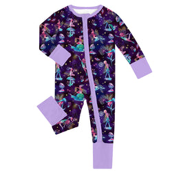 PREORDER FancyPrince Galaxy Elves Baby Bamboo Zipper Romper Pajamas