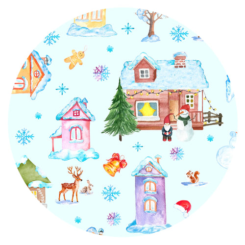 Winter Wonderland Bamboo Zipper Romper Pajamas