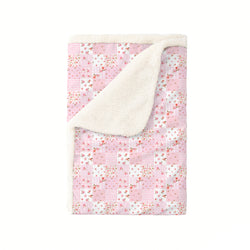 Sweet Floral Quilt Bamboo Blanket