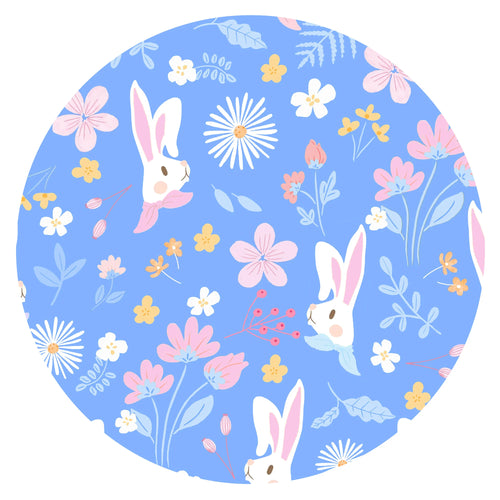 Garden Bunny Blossom Bamboo Zipper Romper Pajamas