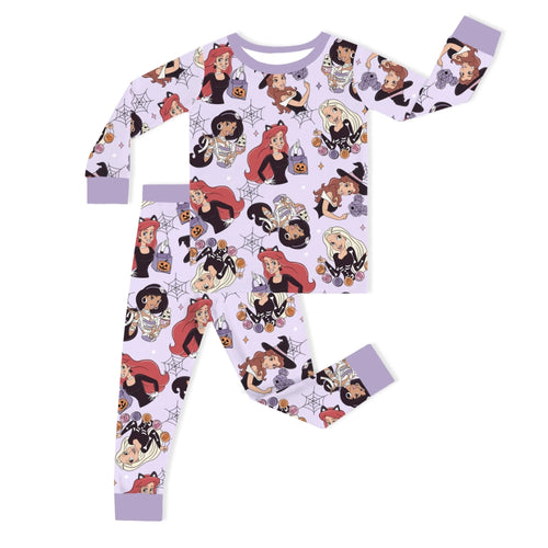 سباق Car Cartoon Kids Bamboo Short Pajama Set