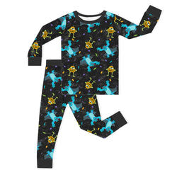 Halloween Spooky Monster Mash Kids Bamboo Two-Piece Pajama Set