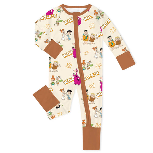 Modern Primitive Baby Bamboo Zipper Romper Pajamas