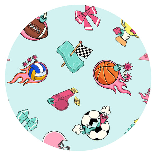 Retro Pop Sports Bamboo Zipper Romper Pajamas