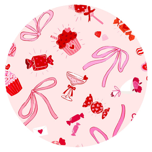 Valentine Sweetheart Treats Bamboo Zipper Romper Pajamas