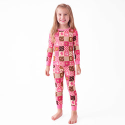Sweet Utility Blossom Kids Bamboo Two-Piece Pajama Set