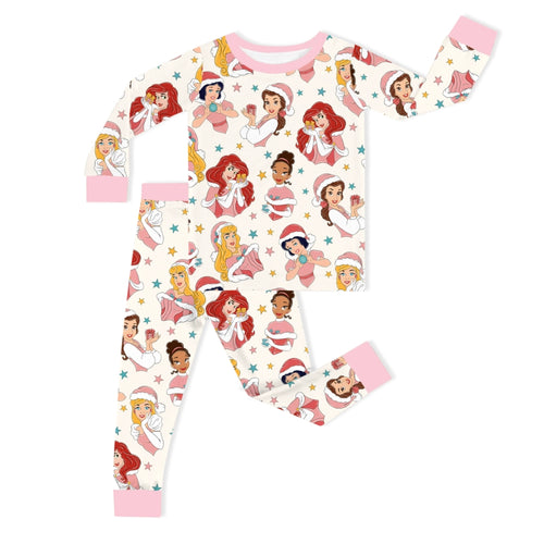 سباق Car Cartoon Kids Bamboo Short Pajama Set