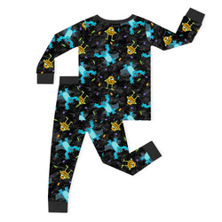 Halloween Spooky Monster Mash Kids Bamboo Two-Piece Pajama Set