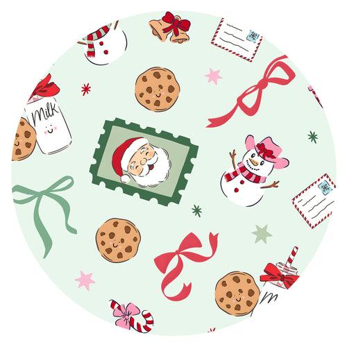 Christmas Santa’s Sweet Treats Kids Bamboo Two-Piece Pajama Set