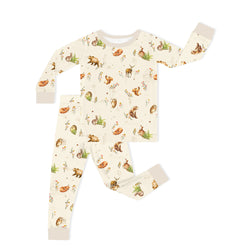 Farmyard Friends Woodland Journey Kids Bamboo Two-Piece Pajama Set