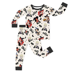 سباق Car Cartoon Kids Bamboo Short Pajama Set