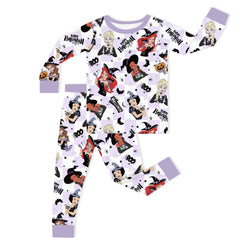 سباق Car Cartoon Kids Bamboo Short Pajama Set