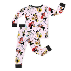سباق Car Cartoon Kids Bamboo Short Pajama Set