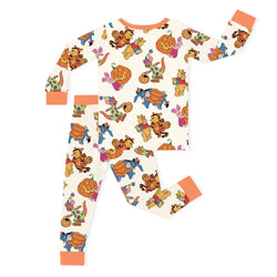 سباق Car Cartoon Kids Bamboo Short Pajama Set