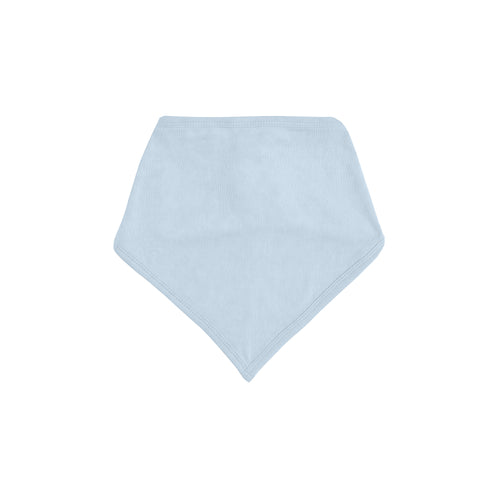 Solid Sky Blue Bamboo Baby Bib