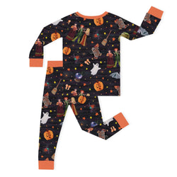 سباق Car Cartoon Kids Bamboo Short Pajama Set