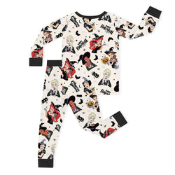 سباق Car Cartoon Kids Bamboo Short Pajama Set