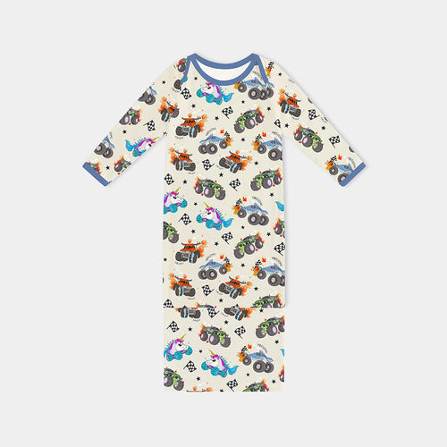 Monster Truck Baby Gown