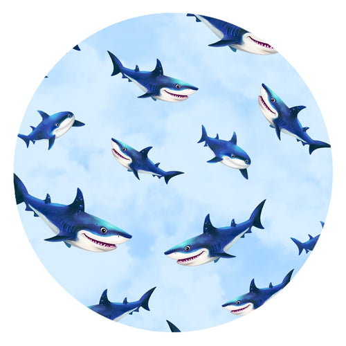 FancyPrince Shark Kid Bamboo Two-Piece Pajama Set