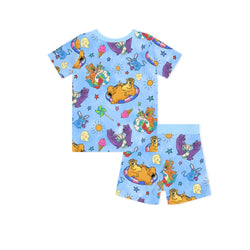 Bear Summer Beach Kids Bamboo Short Two-Piece Pajama Set