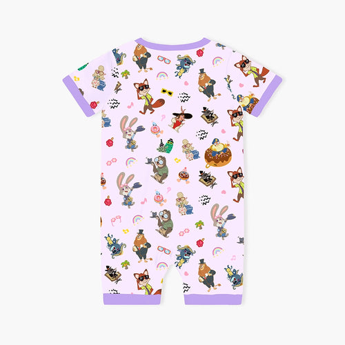 Crazy Zoo Dad&Me Bamboo Family Short Matching Pajamas