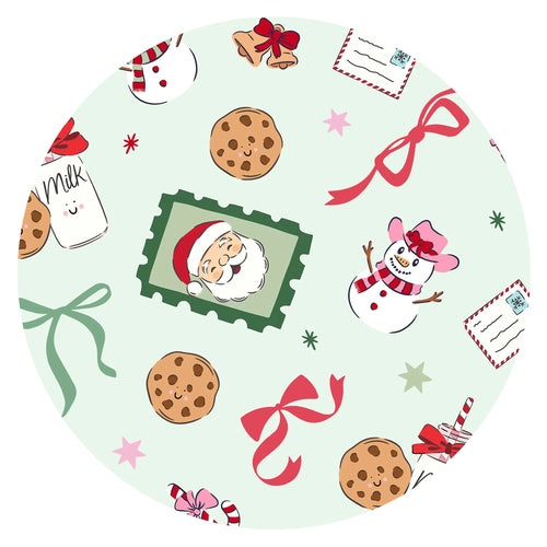 Christmas Santa’s Sweet Treats Bamboo Zipper Romper Pajamas
